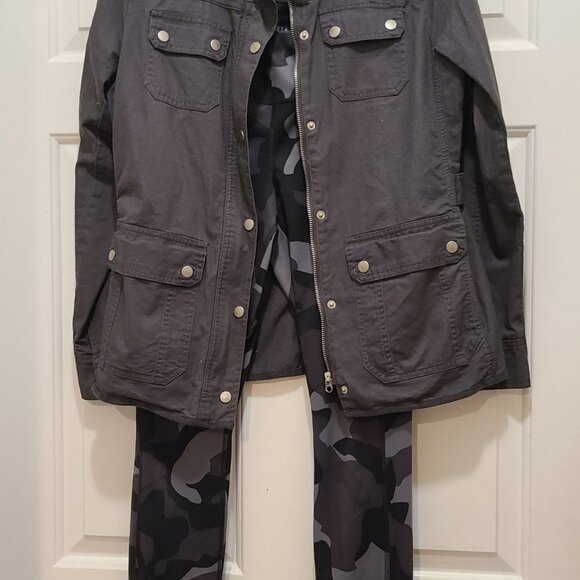 41 Hawthorn Women's Size Small Gray Utility Jacket - Picture 4 of 5